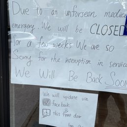 Sign on the door of Renue on July 1, 2021. Sign on the door of Renue on July 1, 2021.