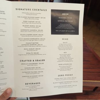 Great Lakes Brewing - Menu cocktails beverage - American Near Me - Cleveland, Ohio