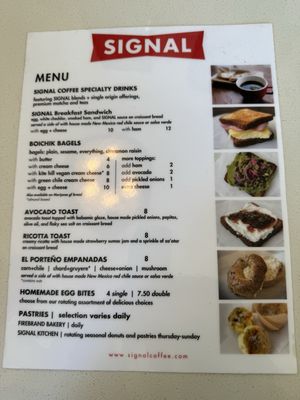 Menu photo 5 SIGNAL Coffee Roasters Alameda, CA Menu photo 5 SIGNAL Coffee Roasters Alameda, CA