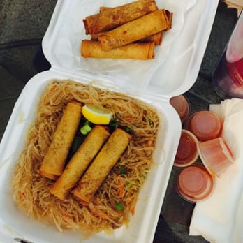 Chamorro Grill - Forgot the "after" picture, but we ate it all. The lumpia on top were a little soggy. Not quite worth the price. ~$12. - Hawaiian Near Me - San Diego, California Chamorro Grill - Forgot the "after" picture, but we ate it all. The lumpia on top were a little soggy. Not quite worth the price. ~$12. - Hawaiian Near Me - San Diego, California
