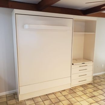 Murphy Bed USA - Queen Platform Side Cabinet with TV Swivel Mechanism - Furniture Stores Near Me - Boca Raton, Florida Murphy Bed USA - Queen Platform Side Cabinet with TV Swivel Mechanism - Furniture Stores Near Me - Boca Raton, Florida