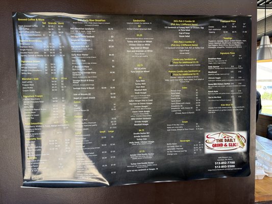 Menu photo 1 Daily Grind & Slice Hamilton, OH