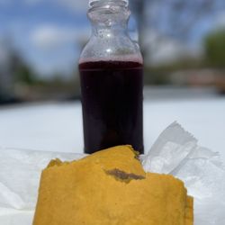 Lawrence Caribbean Restaurant - Patty and Sorrel (Homemade)