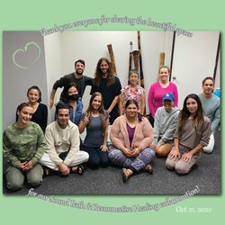 Energy Healing of Love - We had our first collaboration of sound bath and Reconnective Healing with Dingoni on Oct 21, 2022. It was such a heart centered event!!!