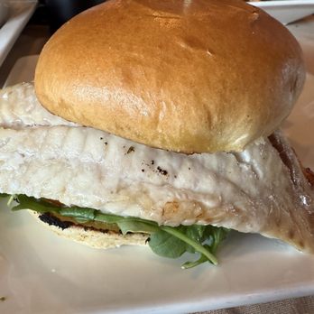 Rick's On Main - Moist Grouper sandwich - New American Near Me - East Aurora, New York Rick's On Main - Moist Grouper sandwich - New American Near Me - East Aurora, New York