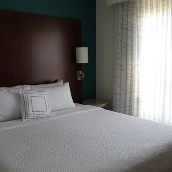 Residence Inn by Marriott Sebring - Bedroom 1 with comfy clean king bed - Hotels Near Me - Sebring, Florida