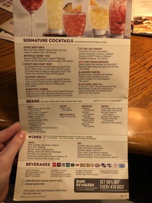 Menu photo 2 Outback Steakhouse Tulsa, OK Menu photo 2 Outback Steakhouse Tulsa, OK