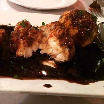 Rino's Place - Lobster Fritters in a Balsamic honey glaze. So delicious! - Italian Near Me - Boston, Massachusetts