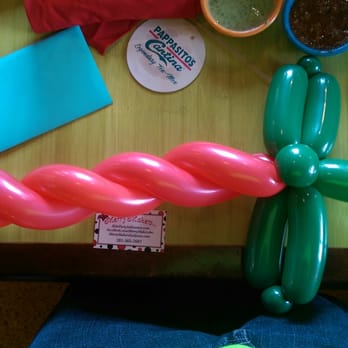 Pappasito's Cantina - Great extra service for kids on a super busy day. Ballon artist Kylie doing a great job. - Tex-Mex Near Me - Humble, Texas Pappasito's Cantina - Great extra service for kids on a super busy day. Ballon artist Kylie doing a great job. - Tex-Mex Near Me - Humble, Texas