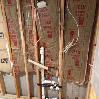 Richard Nachbar Plumbing - This is a mechanical vent (which is allowed in the basement), but it was sealed behind the wall and the mirror. not to code - Plumbing Near Me Richard Nachbar Plumbing - This is a mechanical vent (which is allowed in the basement), but it was sealed behind the wall and the mirror. not to code - Plumbing Near Me