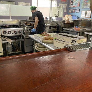 State Cafe and Grill - My burrito being prepared - Coffee & Tea Near Me - Easton, Pennsylvania State Cafe and Grill - My burrito being prepared - Coffee & Tea Near Me - Easton, Pennsylvania