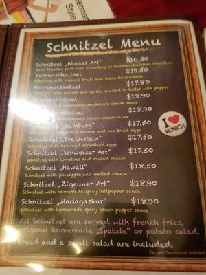 Menu photo 8 Schnitzel & More Niceville, FL
