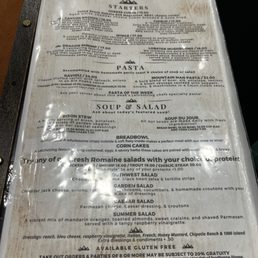 Menu front Menu front
