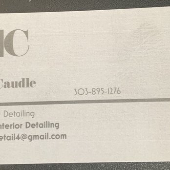 JC Auto Detailing - Business card - Auto Detailing Near Me - Parker, Colorado