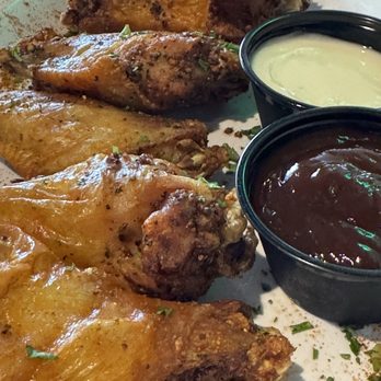 The Bayou Kitchen - Wings with Voodoo BBQ sauce - Cajun/Creole Near Me - Sanford, Florida The Bayou Kitchen - Wings with Voodoo BBQ sauce - Cajun/Creole Near Me - Sanford, Florida