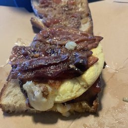 This is the BEC sandwich opened up for pic This is the BEC sandwich opened up for pic
