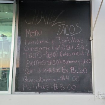 Chavez Tacos - Menu 2 - Food Trucks Near Me - Merced, California Chavez Tacos - Menu 2 - Food Trucks Near Me - Merced, California
