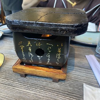 Leichi - Stove with rock slab - Japanese Near Me - Santa Clara, California Leichi - Stove with rock slab - Japanese Near Me - Santa Clara, California