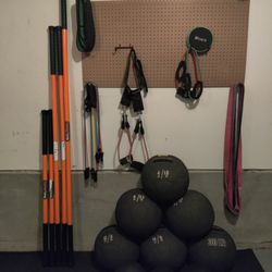 JGP Vitality & Cultivation - Stick Mobility, band/loop varieties, medicine balls, and power balls.