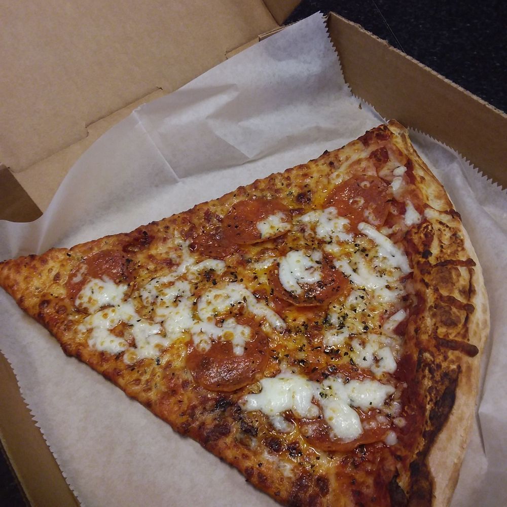 Village Pizza - Before resending thru oven to try to crisp it up - Pizza Near Me - Fort Mill, South Carolina Village Pizza - Before resending thru oven to try to crisp it up - Pizza Near Me - Fort Mill, South Carolina