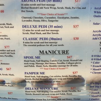 Sapphire Nail & Spa - Menu - Nail Salons Near Me - Oklahoma City, Oklahoma Sapphire Nail & Spa - Menu - Nail Salons Near Me - Oklahoma City, Oklahoma