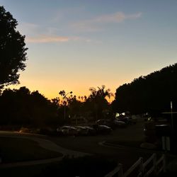 Sunset from the parking area