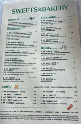 Menu photo 3 Cafe Gratitude Los Angeles, CA