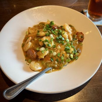 Zea Rotisserie & Bar - Shrimp and grits with sausage - New American Near Me - Covington, Louisiana Zea Rotisserie & Bar - Shrimp and grits with sausage - New American Near Me - Covington, Louisiana