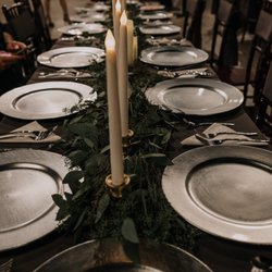 Old Mill Ballroom - At our rehearsal dinner on opening night.  The table settings were incredible, food delicious, best dj in town!