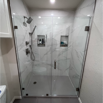 Knockout Shower Doors - Curb-less Door and Panel - Glass & Mirrors Near Me - Tulsa, Oklahoma Knockout Shower Doors - Curb-less Door and Panel - Glass & Mirrors Near Me - Tulsa, Oklahoma