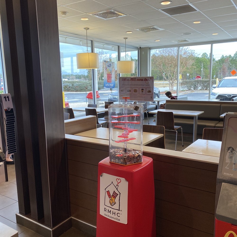 McDonald's - the inside of a fast food restaurant - Burgers Near Me - Brunswick, Georgia