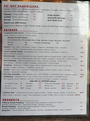 Menu photo 3 The Dive Oyster Bar Temple City, CA Menu photo 3 The Dive Oyster Bar Temple City, CA
