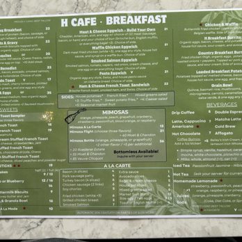 H Cafe - Menu September 2026 - Breakfast & Brunch Near Me - Los Angeles, California H Cafe - Menu September 2026 - Breakfast & Brunch Near Me - Los Angeles, California