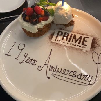 Prime Steak & Seafood - Mostachón with Vanilla bean ice cream - Steakhouses Near Me - McAllen, Texas Prime Steak & Seafood - Mostachón with Vanilla bean ice cream - Steakhouses Near Me - McAllen, Texas
