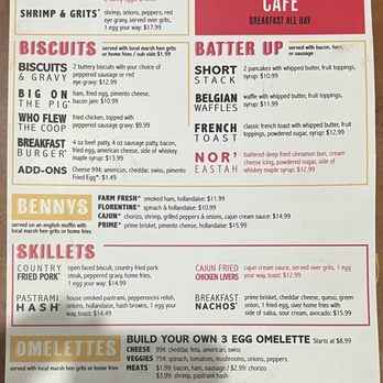 Smoky Yolk Cafe - Menu front. - Breakfast & Brunch Near Me - Charleston, South Carolina Smoky Yolk Cafe - Menu front. - Breakfast & Brunch Near Me - Charleston, South Carolina