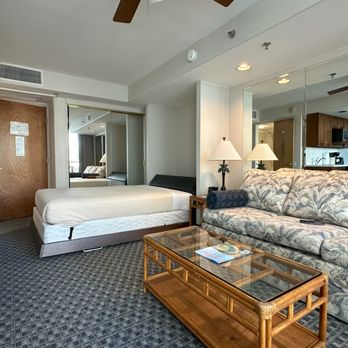 The Imperial Hawaii Resort - Image of the sleeping area with the Murphy bed deployed. (Notice the open bathroom door on the left.) - Resorts Near Me - Honolulu, Hawaii The Imperial Hawaii Resort - Image of the sleeping area with the Murphy bed deployed. (Notice the open bathroom door on the left.) - Resorts Near Me - Honolulu, Hawaii