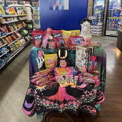 Twice Daily - Breast cancer awareness pink candy display