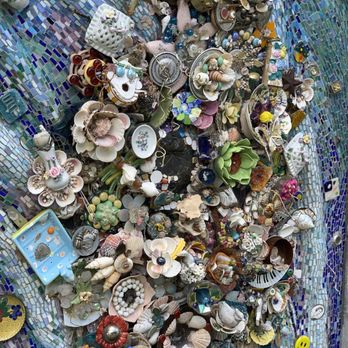 Smither Park - Detail of one of the mosaics - Parks Near Me - Houston, Texas Smither Park - Detail of one of the mosaics - Parks Near Me - Houston, Texas