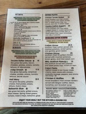 Menu photo 3 Julep Ellensburg, WA
