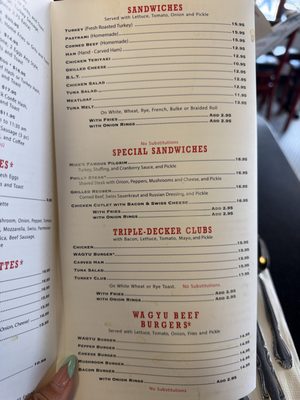 Menu photo 2 Mike's City Diner Boston, MA Menu photo 2 Mike's City Diner Boston, MA