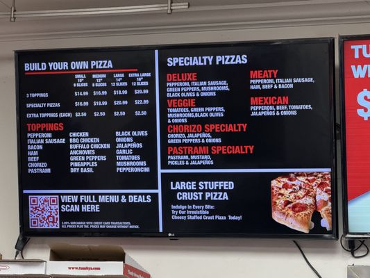 Menu photo 1 Tumby's Pizza Huntington Park, CA