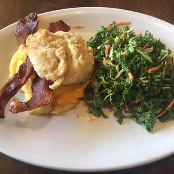 Twist Eatery - Biscuit Sandwich with Kale Slaw - Breakfast & Brunch Near Me - El Segundo, California