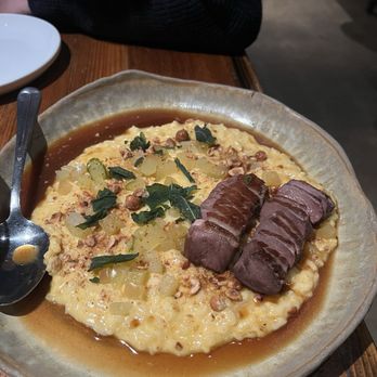 Intero Restaurant - Duck risotto - Italian Near Me - Austin, Texas