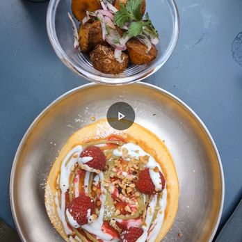 Dear Breakfast - pistachio pancakes and roasted potatoes - Breakfast & Brunch Near Me - Lisbon, 11