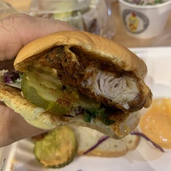 Dave's Hot Chicken - Dave's #3; my order, chicken dry !! - Chicken Shop Near Me - Brooklyn, New York