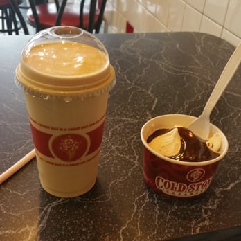 Cold Stone Creamery - The peanut butter shake and sundae. - Ice Cream & Frozen Yogurt Near Me - Bellevue, Washington Cold Stone Creamery - The peanut butter shake and sundae. - Ice Cream & Frozen Yogurt Near Me - Bellevue, Washington
