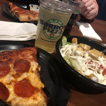 Barro's Pizza - Lunch combo: 1 pizza slice, salad and drink for $4.50 - Pizza Near Me - Tucson, Arizona Barro's Pizza - Lunch combo: 1 pizza slice, salad and drink for $4.50 - Pizza Near Me - Tucson, Arizona