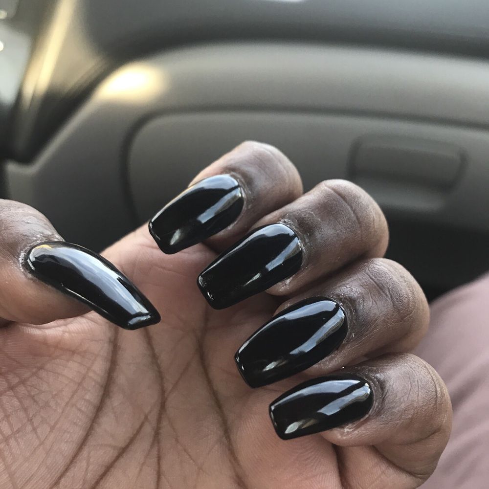 The nails that I walked out with. The nails that I walked out with.