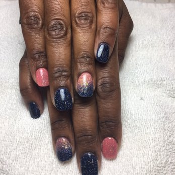 Posh Nails - Dip with an ombré accent nail. - Nail Salons Near Me - Carmel, Indiana Posh Nails - Dip with an ombré accent nail. - Nail Salons Near Me - Carmel, Indiana