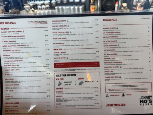 Menu photo 1 Johnny Mo's Pizzeria Edmonds, WA